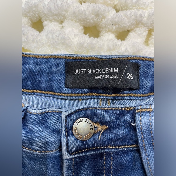 JUST BLACK | DENIM retro wide leg Size 26 - Picture 8 of 14